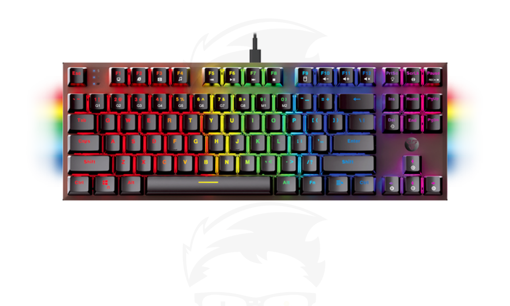 FANTECH MAXFIT87 MK856 RGB MECHANICAL KEYBOARD BLACK FANTECH MAXFIT87 MK856 RGB MECHANICAL KEYBOARD BLACK